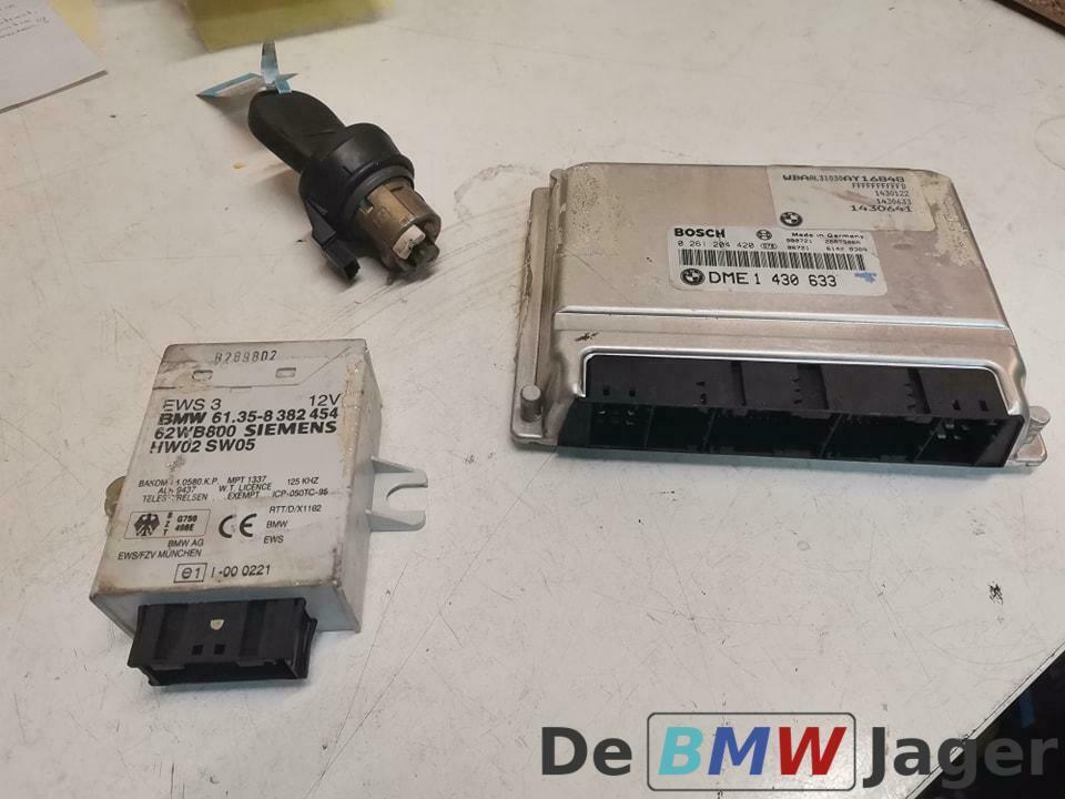 DME met EWS en sleutel BMW 3-serie E46 318i M43 1430641, Gebruikt, Ophalen of Verzenden, BMW, BMW