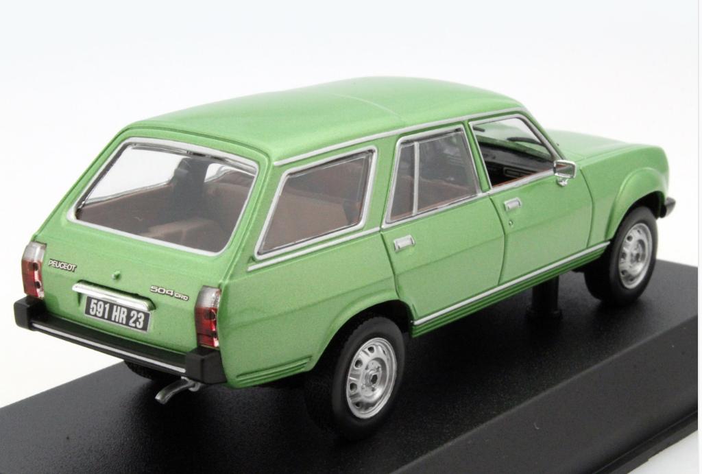 Peugeot 504 BREAK Dangel 1980 Groen 1/43 NOREV ref: 475430, Hobby en Vrije tijd, Modelauto's | 1:43, Verzenden, Nieuw, Auto, Norev