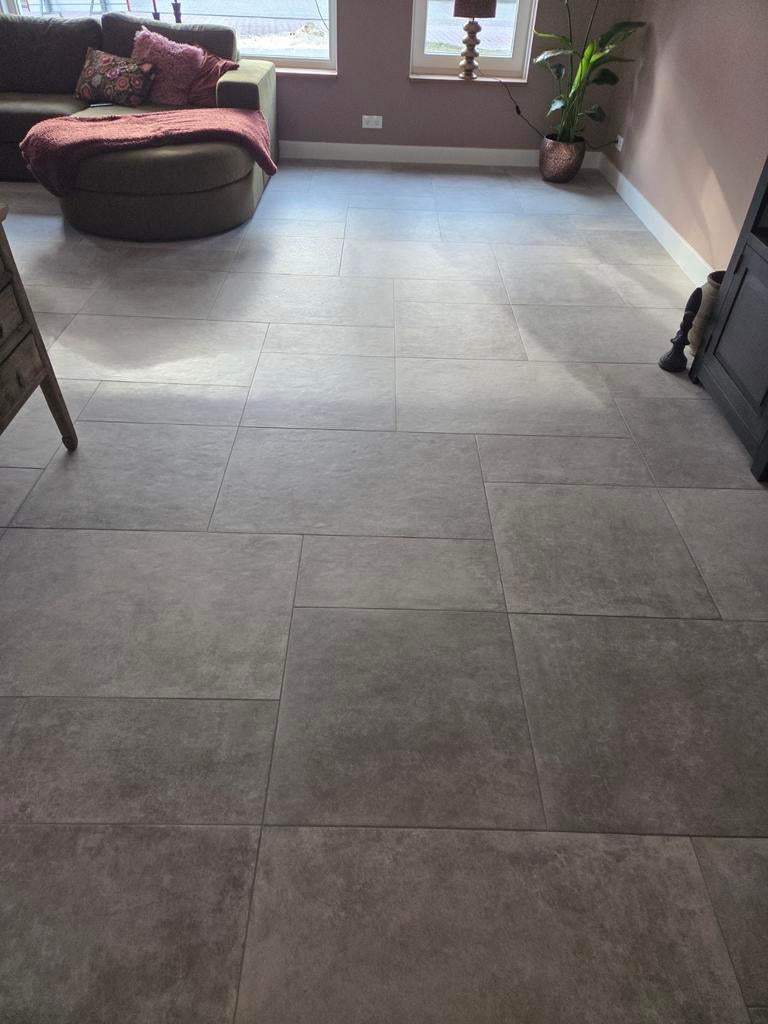 Nieuwe vloertegels over van nieuwbouw, Ophalen, 60 cm of meer, 40 tot 60 cm, Keramiek