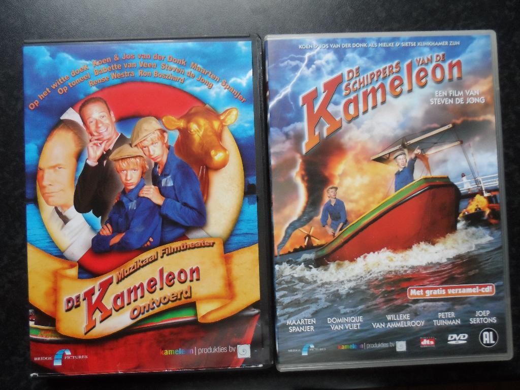 DVD's Kameleon 2 X, Cd's en Dvd's, Dvd's | Kinderen en Jeugd, Avontuur, Alle leeftijden, Ophalen of Verzenden, Zo goed als nieuw
