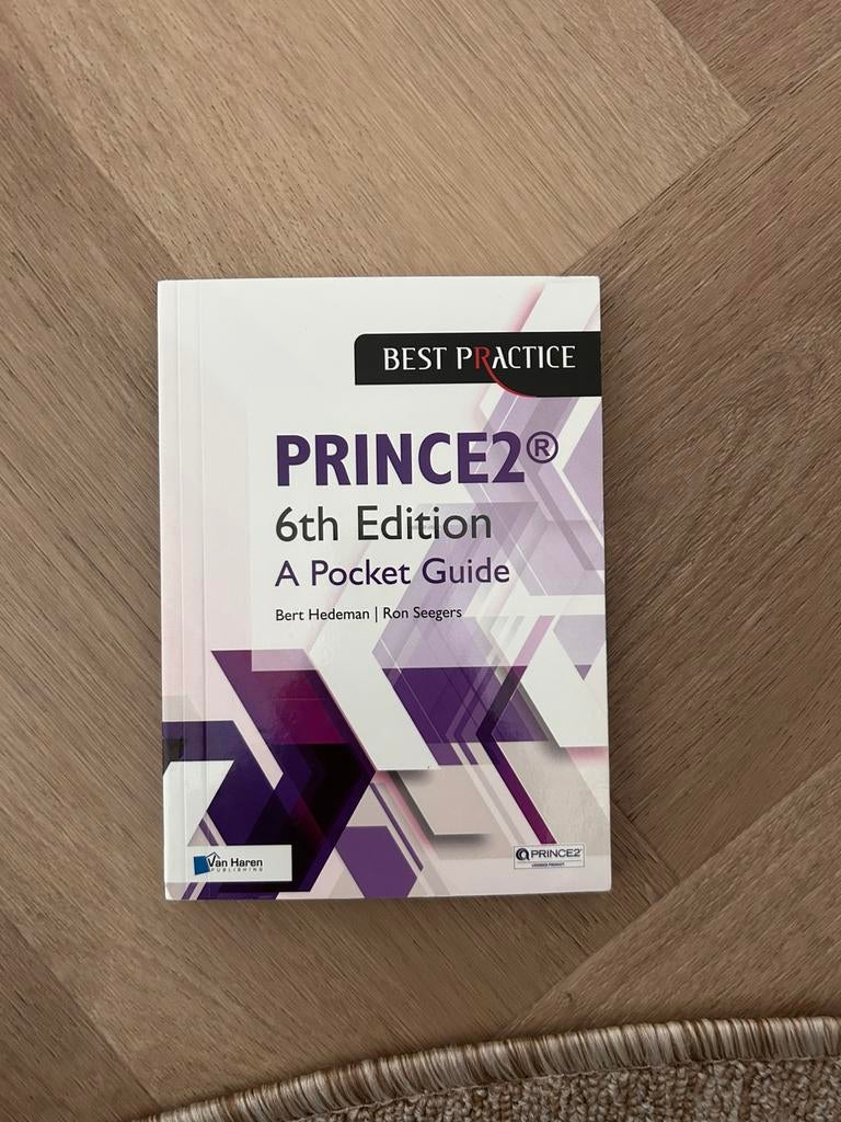 Bert Hedeman - PRINCE2 6th Edition - A Pocket Guide, Boeken, Bert Hedeman; Ron Seegers, Ophalen of Verzenden, Zo goed als nieuw