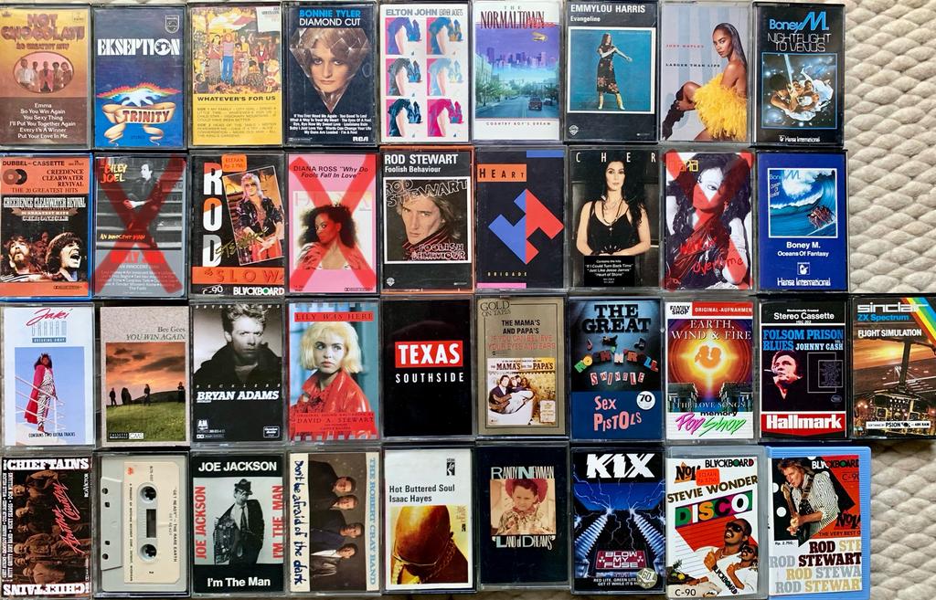 Pop top 40 cassettebandjes origineel muziekcassettes tapes, Cd's en Dvd's, Cassettebandjes, Gebruikt, Diversen, Ophalen of Verzenden