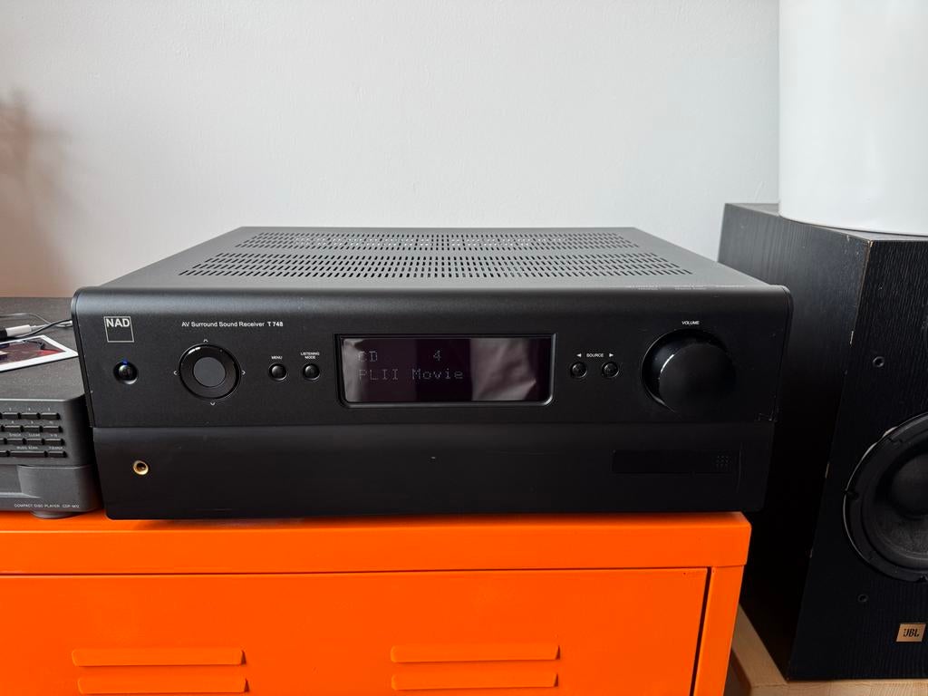 NAD T748 AV Surround Sound Receiver, Gebruikt, Minder dan 60 watt, Ophalen, Overige merken