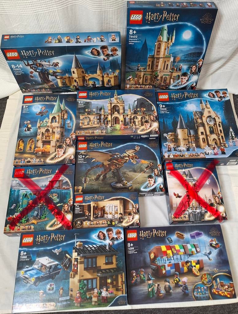 Verzameling Nieuwe Harry Potter Lego, Kinderen en Baby's, Speelgoed | Duplo en Lego, Nieuw, Lego, Complete set, Ophalen