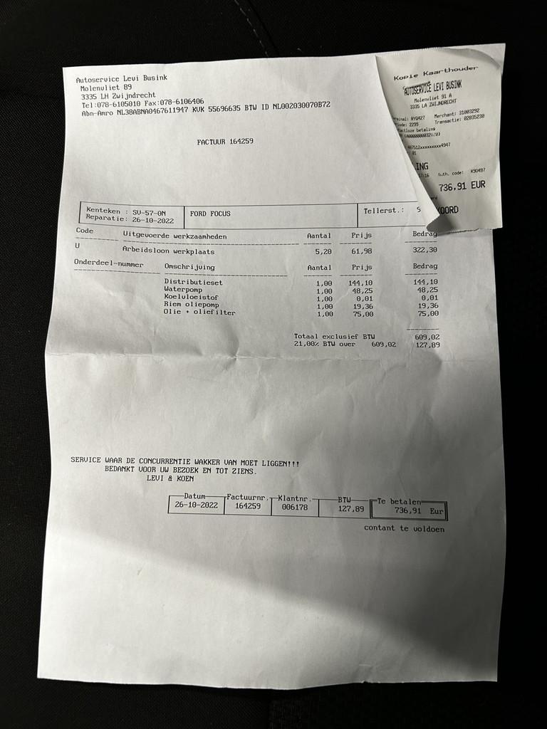 Ford Focus 1.0 Titanium | Cruise control | Climate control |, Stof, Gebruikt, Met garantie (alle), Zwart