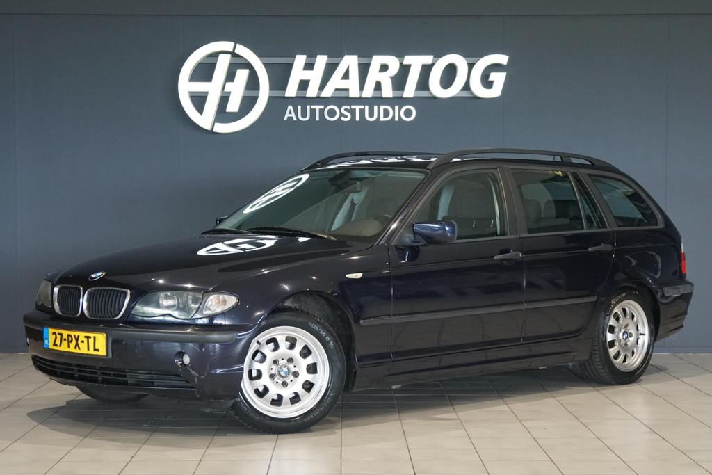 BMW 3-serie Touring 316i Black&Silver II + SPORTSTOELEN / NA, Auto's, BMW, 4 cilinders, Blauw, Handgeschakeld, Achterwielaandrijving