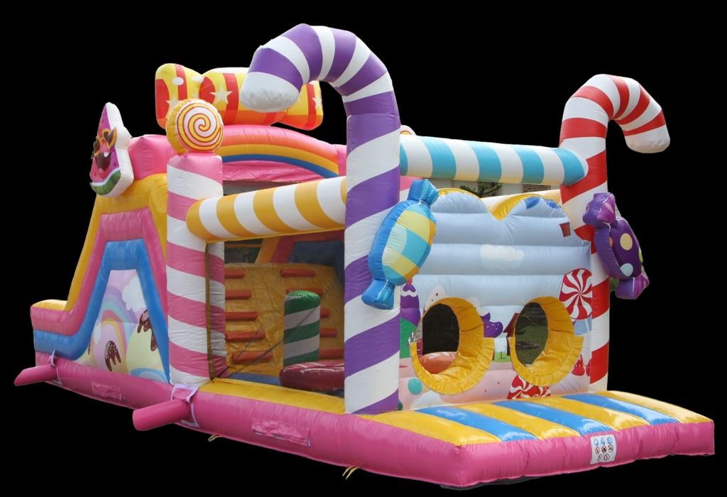 Te koop mooie nieuwe stormbaan candy 10 x 3,1 m, Ophalen of Verzenden, Nieuw, Verjaardag