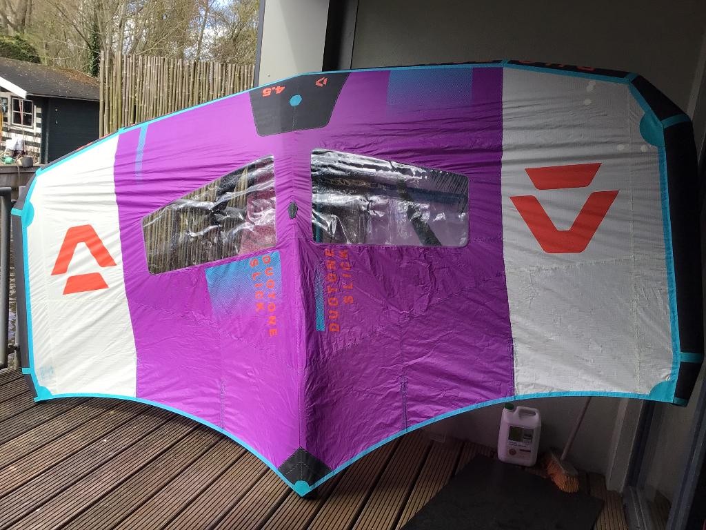 Duotone Slick 4,5 Wing paars, Watersport en Boten, Wingsurfen, Gebruikt, Wingsurf-wing, Ophalen of Verzenden
