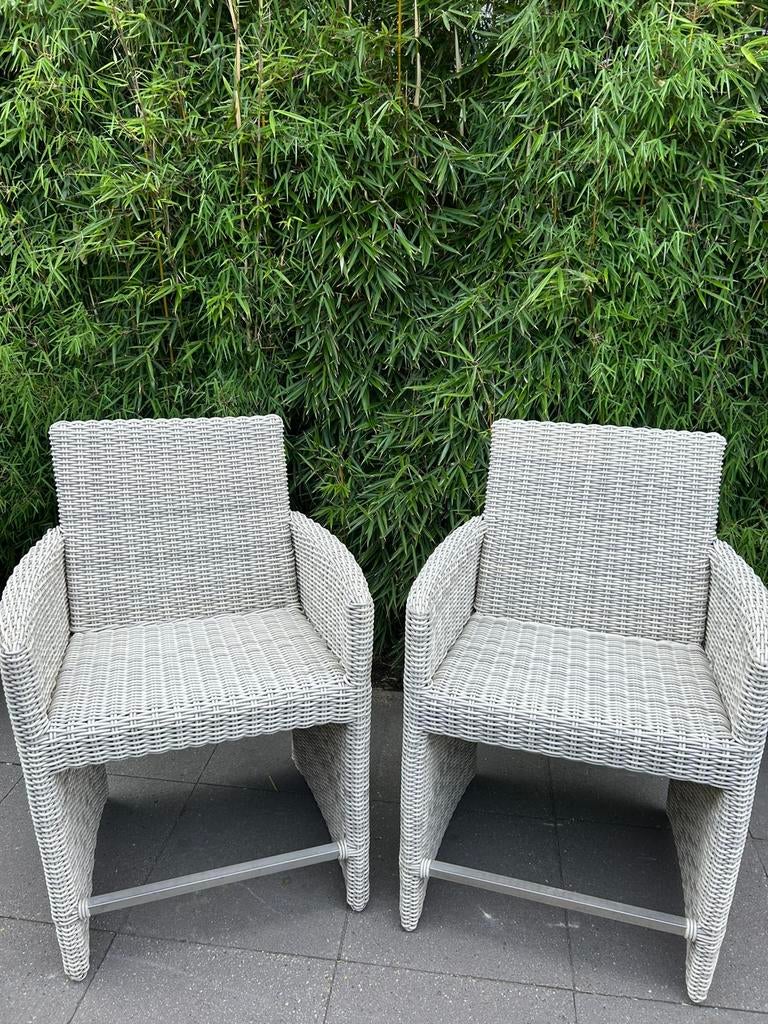 Borek tuinstoelen, Ophalen, Zo goed als nieuw, Wicker