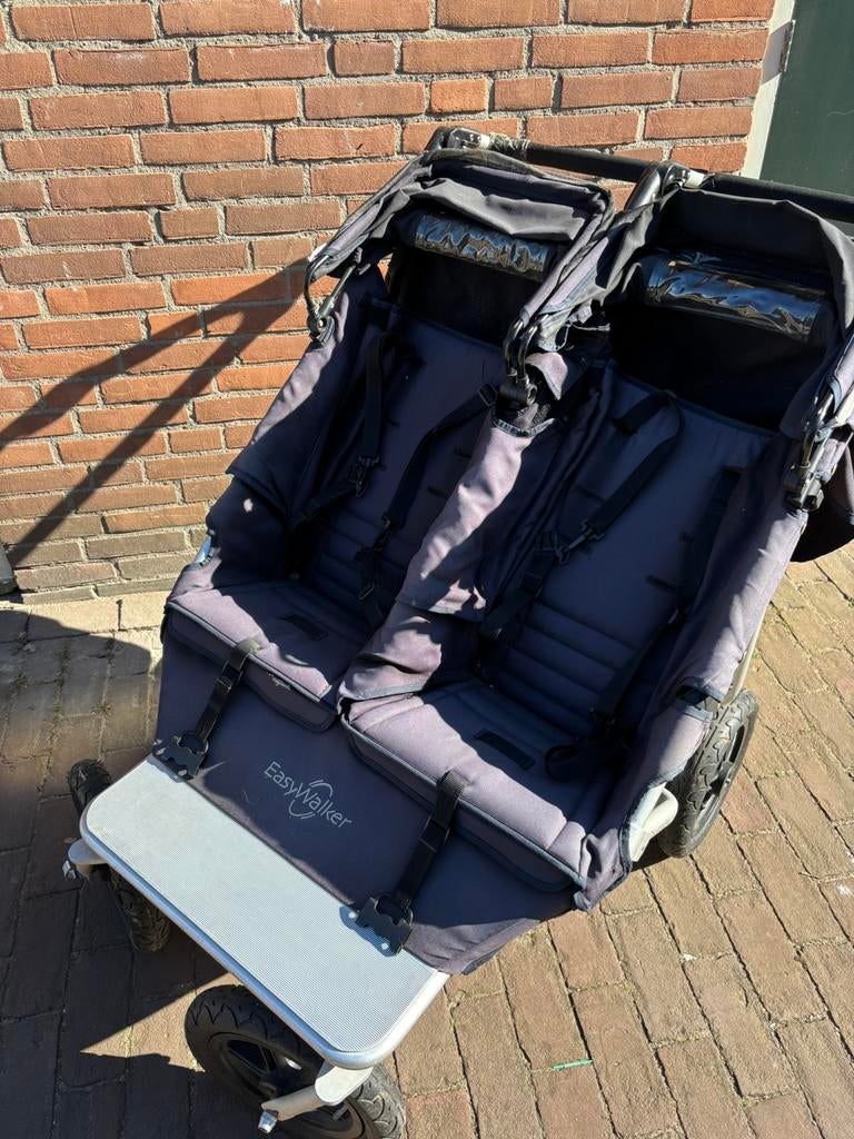 Easy walker tweelingjogger, Ophalen, Gebruikt, Kinderwagen of Buggy