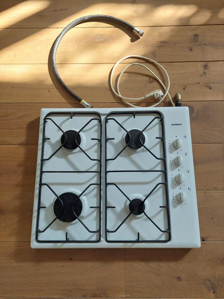 Vrijstaand gaskookplaat, Witgoed en Apparatuur, Kookplaten, Ophalen, 4 kookzones, Zo goed als nieuw, Gas
