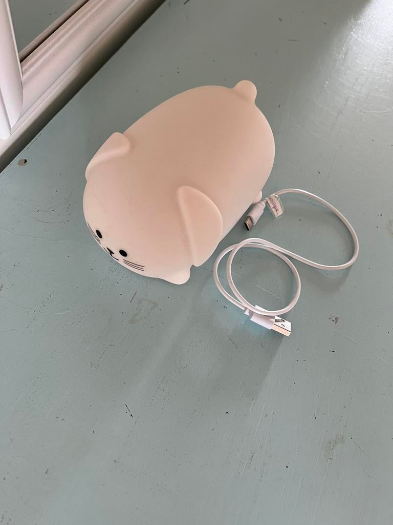 Hema nachtlampje konijn, Ophalen of Verzenden, Gebruikt, Lamp