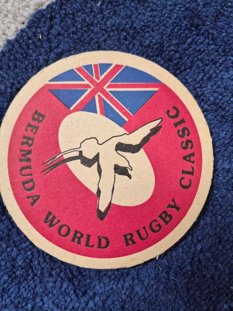 Bierviltje Amstel Export - Bermuda World Rugby Classic, Verzamelen, Ophalen of Verzenden