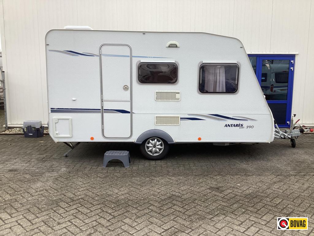 Caravelair Antares 390 LUXE, Caravans en Kamperen, Bedrijf, Treinzit, Tot en met 3, Luifel