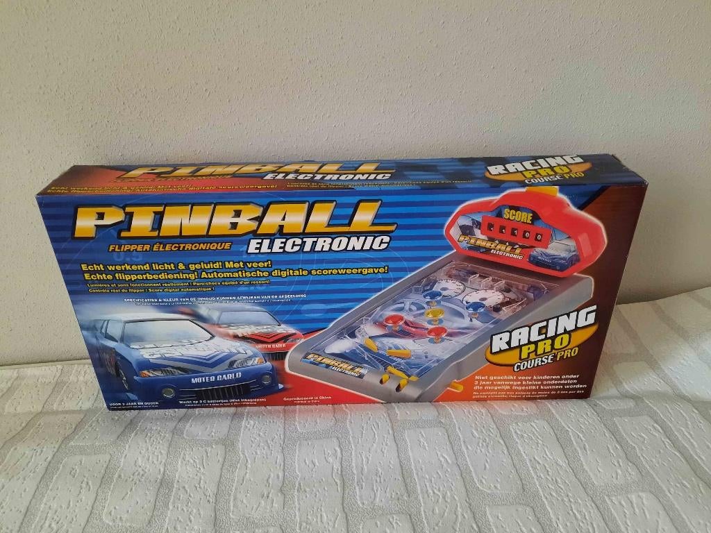 Flipperkast, echt werkend met licht en geluid. met veer., Ophalen of Verzenden, Nieuw, Met licht