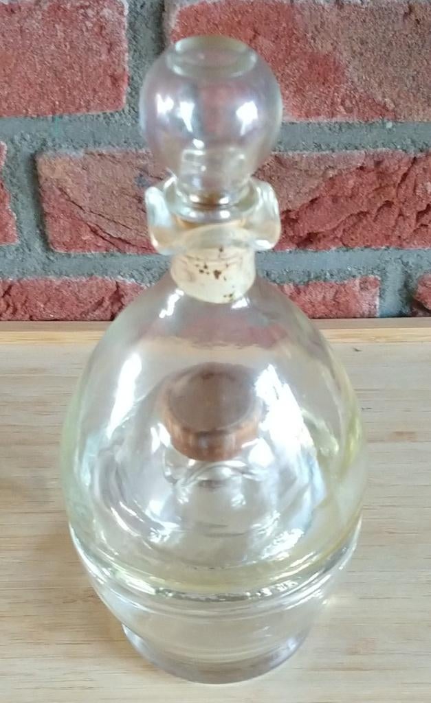 vintage olie/azijn set glas, 2 in 1 combi, volgnr 31, Ophalen of Verzenden