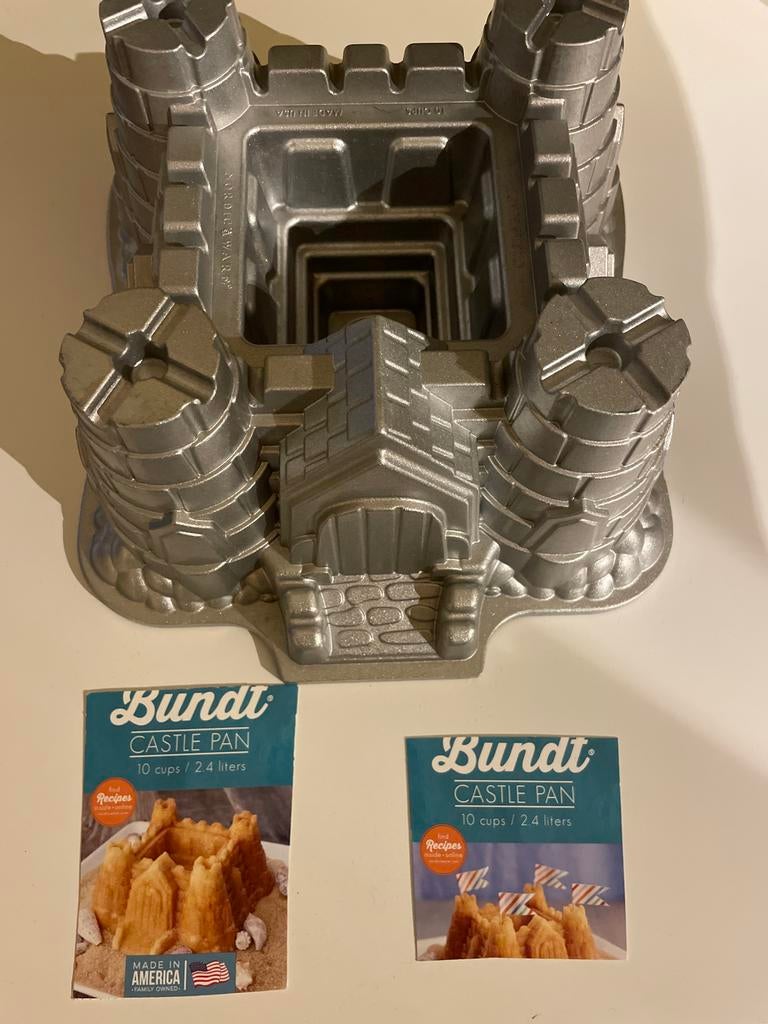 Nordic Ware kasteel bakvorm Bundt, Ophalen of Verzenden, Gebruikt
