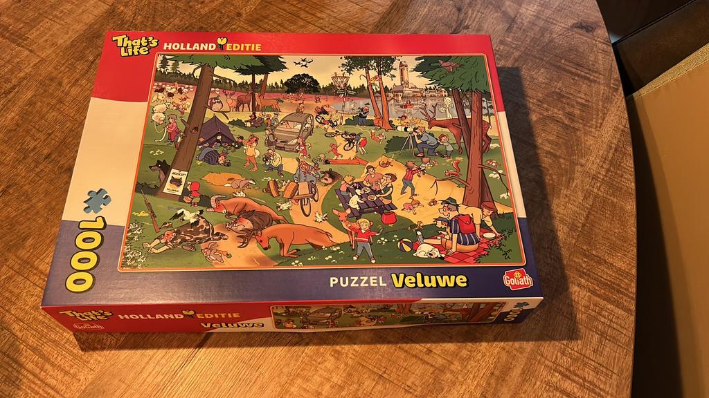 That’s Life “op de veluwe” Holland  Editie1000 stukjes, Hobby en Vrije tijd, Denksport en Puzzels, Ophalen of Verzenden, 500 t/m 1500 stukjes