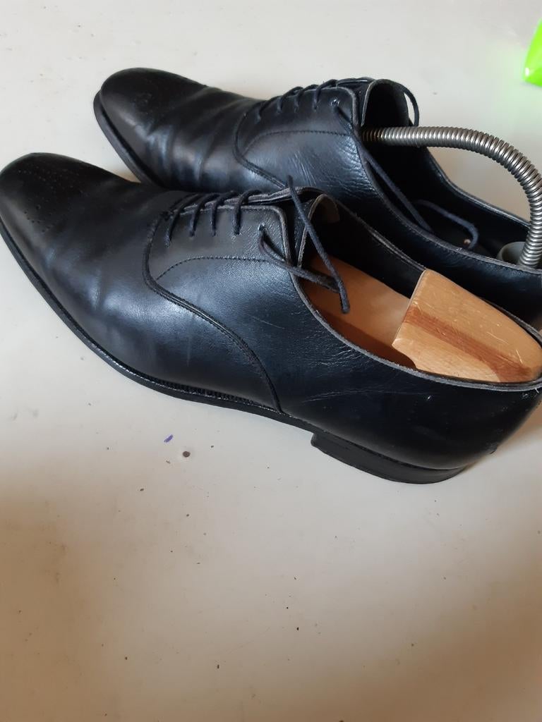 Crockett & Jones  7 1/2  (41 1/2), Ophalen of Verzenden, Gedragen, Zwart