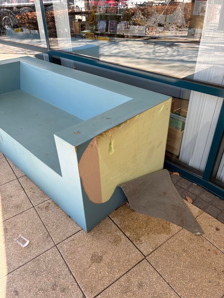 GRATIS Bank, Ophalen, Gebruikt, 150 tot 200 cm, Tweepersoons