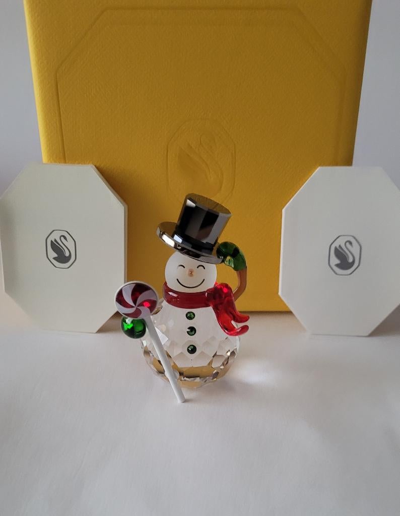 Swarovski Sneeuwpop  Kristallijn Shop., Verzamelen, Swarovski@.com, Verzenden, Wattens, Nieuw