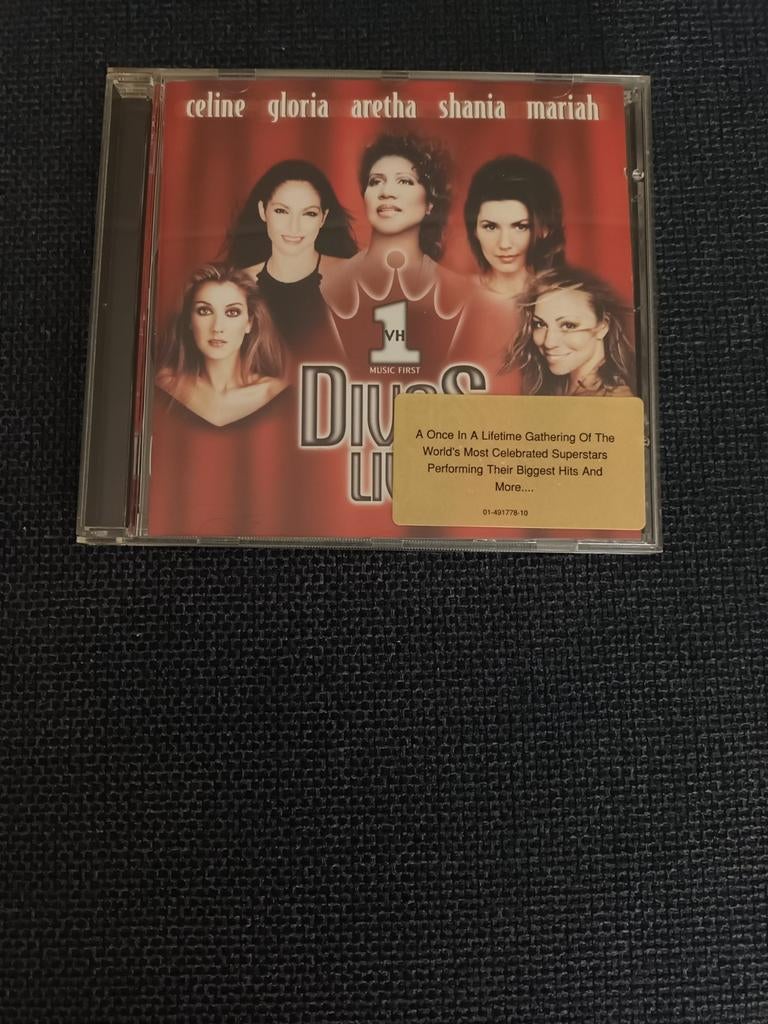 VH1 DIVAS LIVE celine gloria aretha shania mariah, Ophalen of Verzenden, Zo goed als nieuw, Pop