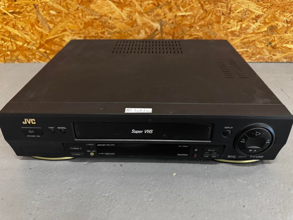 JVC HR-S6611 Super VHS (S-VHS) Videorecorder - ReK4, Audio, Tv en Foto, Videospelers, Gebruikt, Ophalen of Verzenden, X, VHS-speler of -recorder