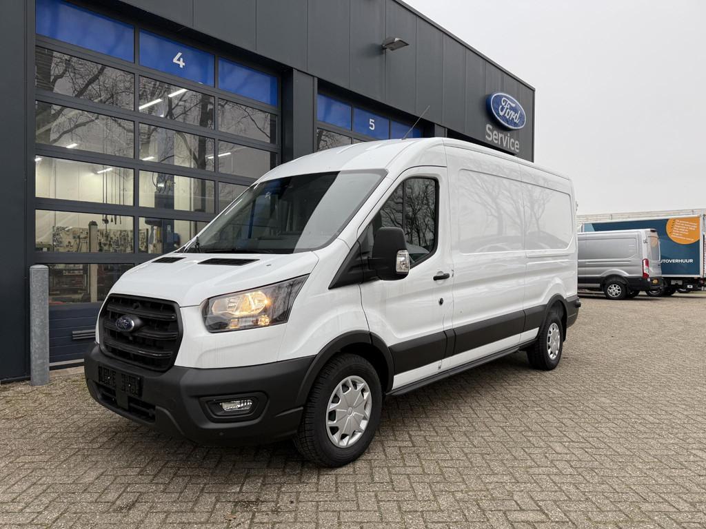 Ford Transit 350 2.0 TDCI L3H2 Trend BPM VRIJ I TREKHAAK I W, Stof, Euro 6, 4 cilinders, 129 pk