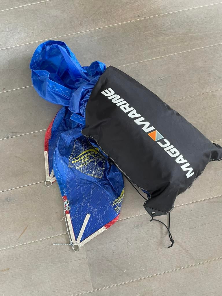 Performance spinnaker voor f16 catamaran, Ophalen of Verzenden, Gebruikt, Minder dan 15 m²