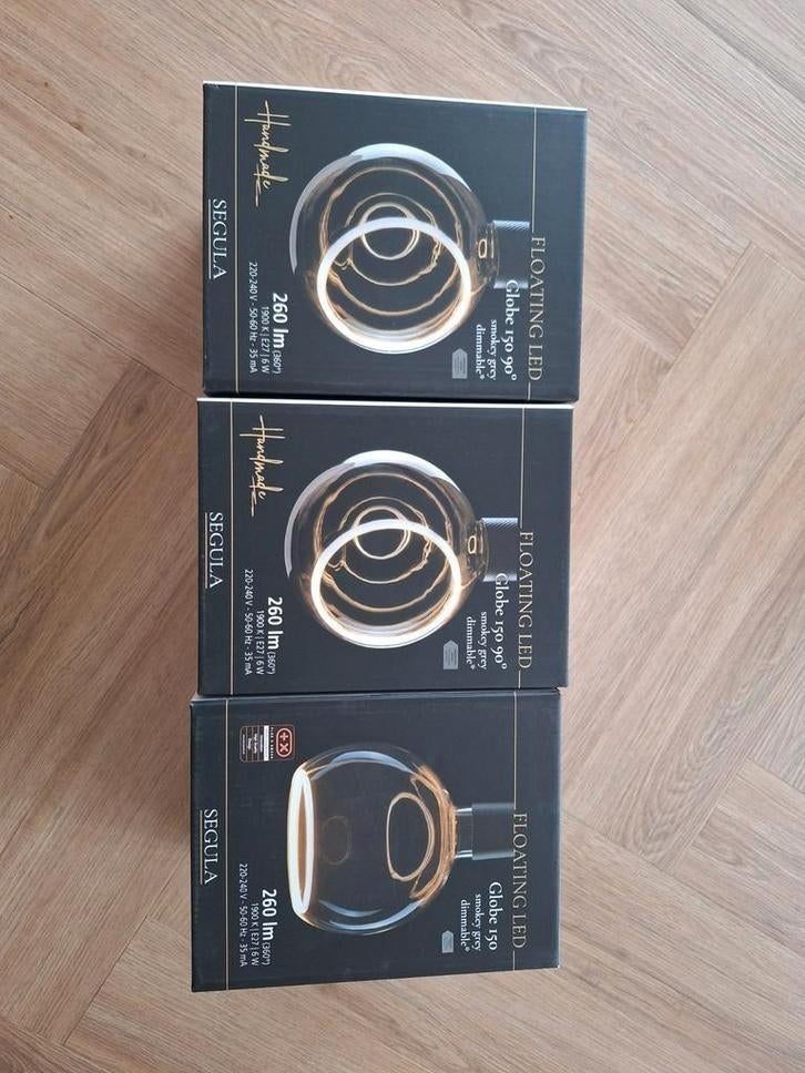 3x Segula Floating LED Smokey Grey dimmable - Nieuw in doos!, Ophalen of Verzenden, Nieuw