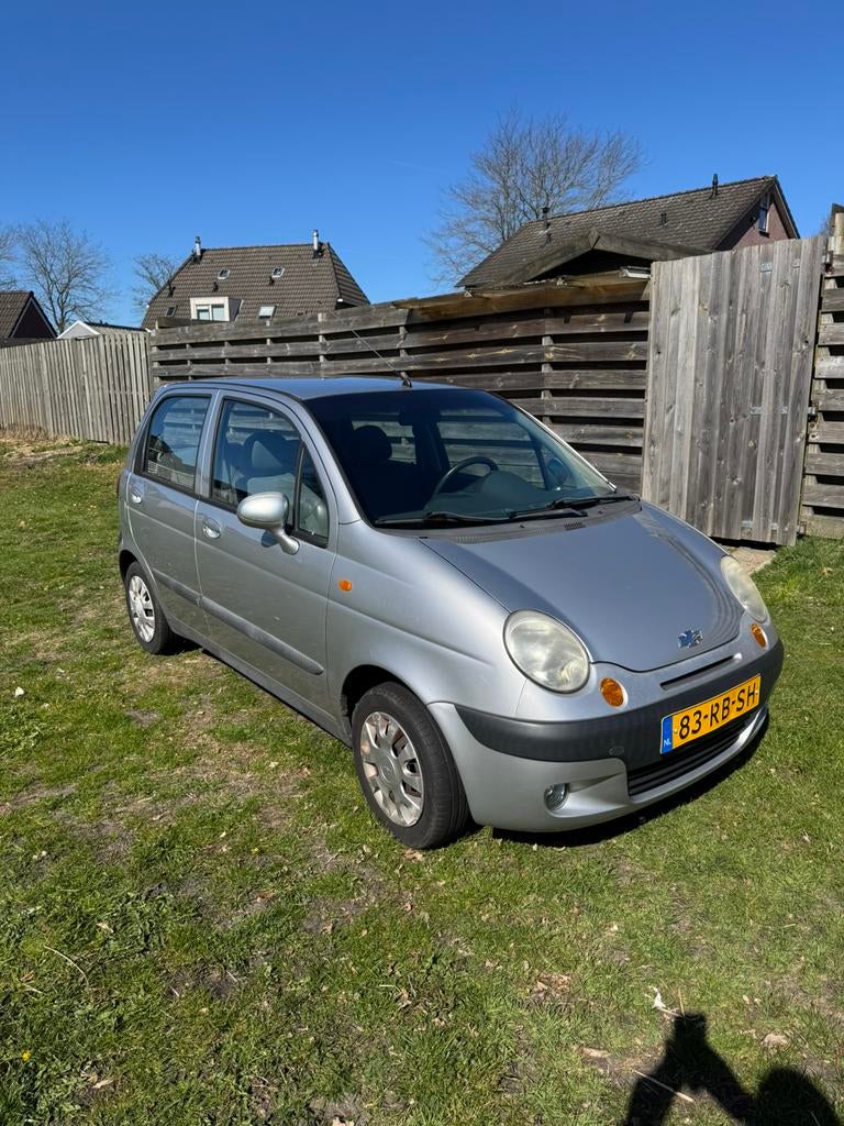 Chevrolet Matiz 1.0 2005 Grijs, Auto's, Chevrolet, Voorwielaandrijving, 15 km/l, 64 pk, 771 kg