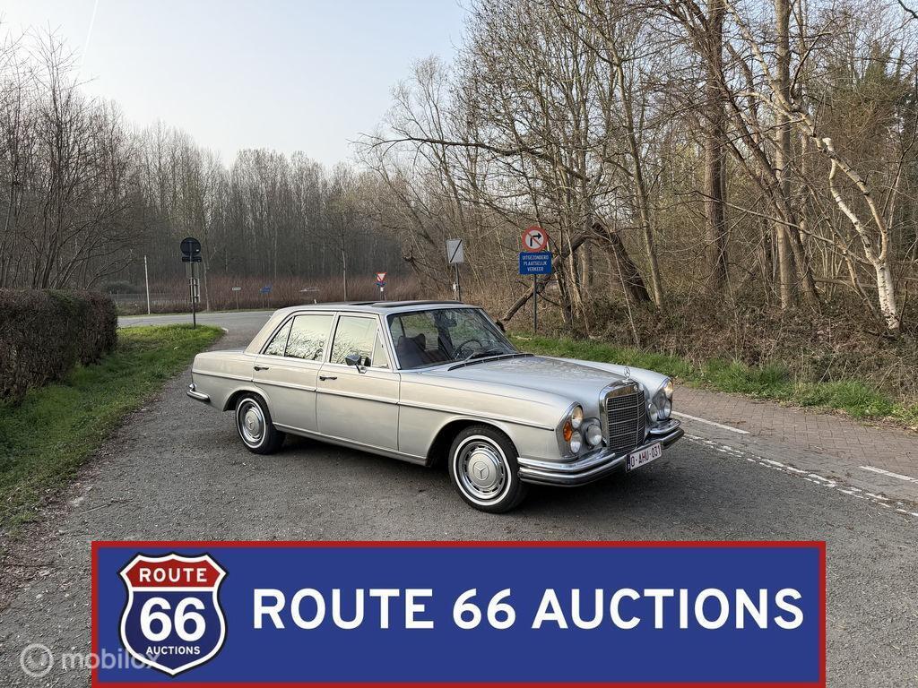 Mercedes-Benz 280 SE 3.5 | 1971 | Route 66 Auctions, Auto's, Overige carrosserieën, Zwart, Mercedes-Benz, Bedrijf