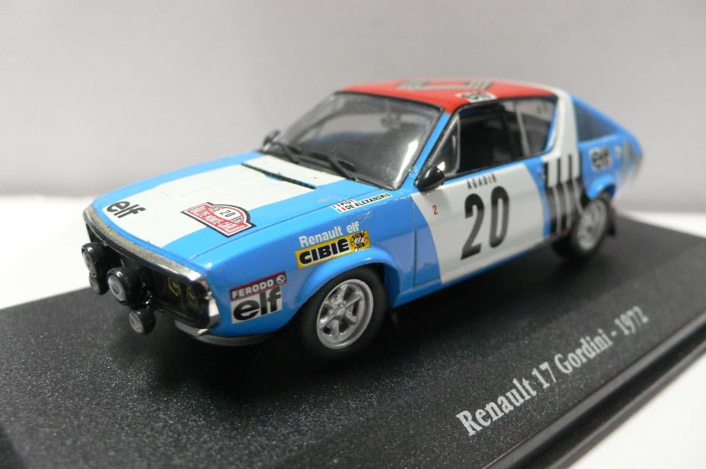 renault 17 gordini 1972 - atlas  1/43, Verzenden, Nieuw, Auto, Overige merken