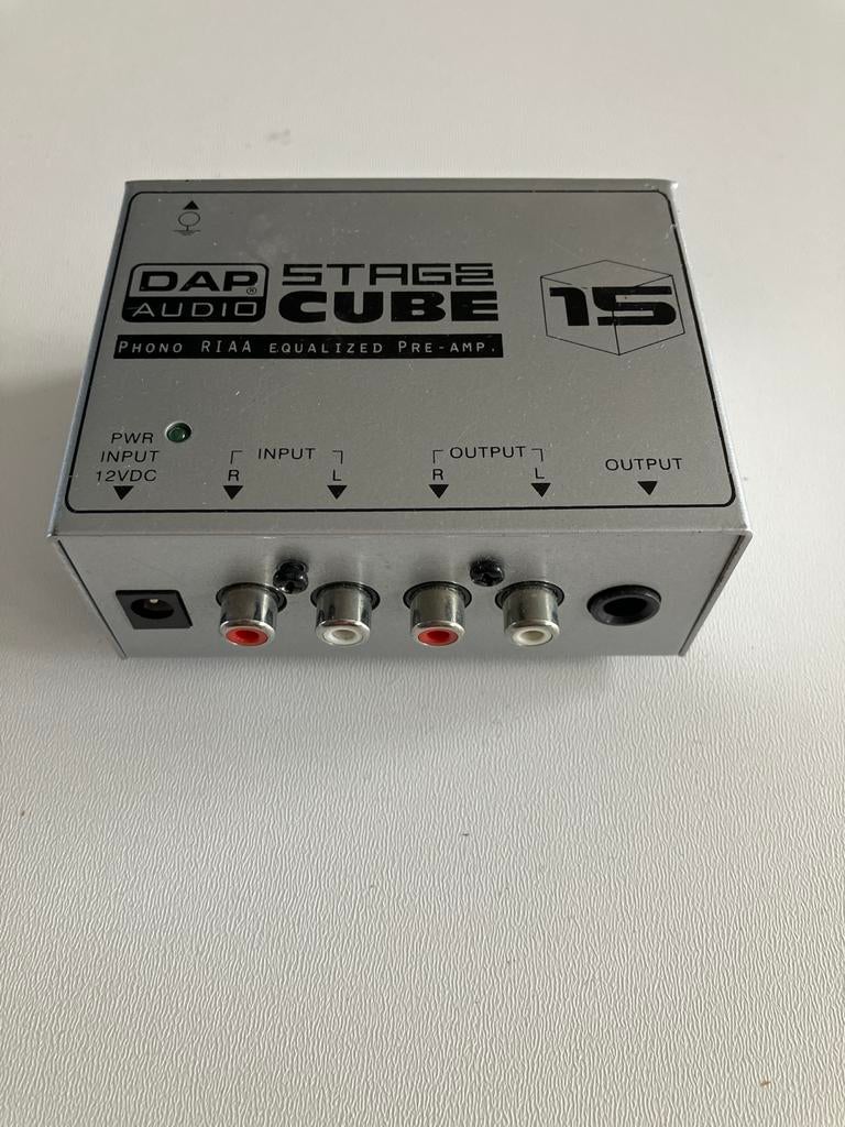 DAP Audio Stage Cube 15 Phono RIAA Equalized Pre-Amp, Overige merken, Gebruikt, Ophalen of Verzenden, Minder dan 60 watt