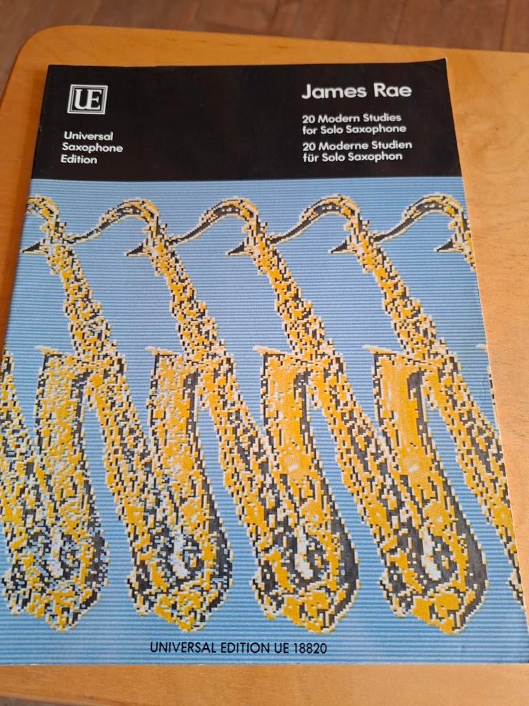 James Rae: 20 Modern Studies voor Saxofoon (bladmuziek), Ophalen of Verzenden
