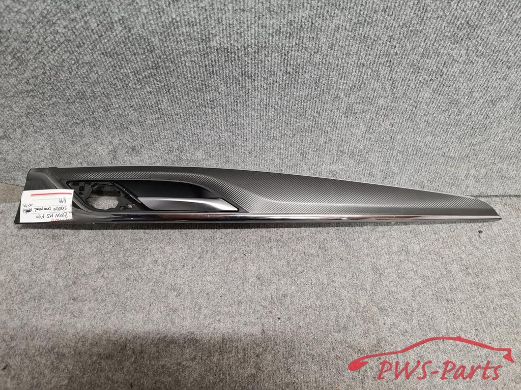 BMW M5 F90 CARBON DEURPANEEL INTERIEURLIJST RECHTS ACHTER OR, Auto-onderdelen, Gebruikt, -, -, Ophalen of Verzenden