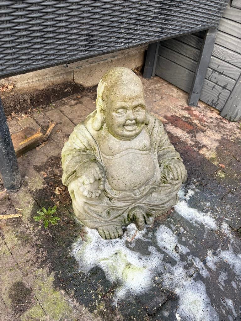 Lachende Boeddha Beeld - Tuindecoratie, Ophalen, Gebruikt