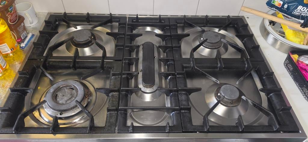 Boretti Fornuis met Gasfornuis en Dubbele Oven, Witgoed en Apparatuur, Fornuizen, Gebruikt, 60 cm of meer, Gas, Vrijstaand