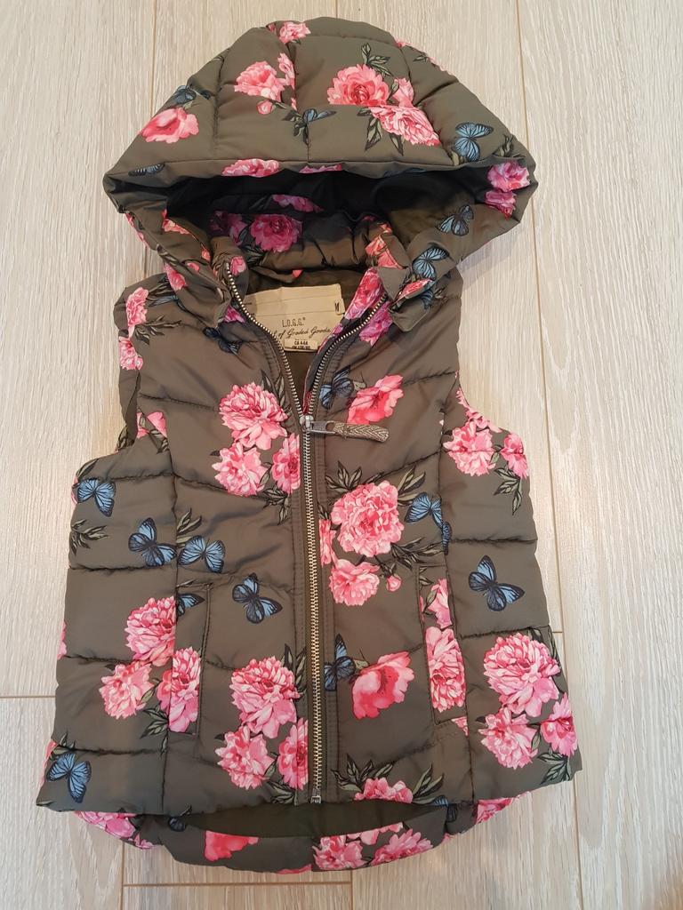 Bodywarmer H&M meisjes maat 110, Ophalen of Verzenden, Zo goed als nieuw, Meisje, Jas