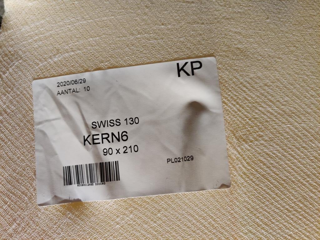 Swiss Sense 2 stuks. Kern matras 210x90x30. Voor boxspring., Ophalen, Tweepersoons, 210 cm, 90 cm