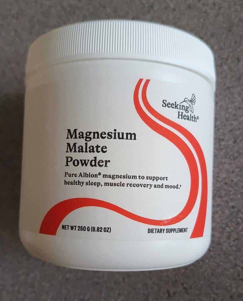 Magnesium malaat poeder supplement seeking health, Ophalen of Verzenden, Poeder of Drank