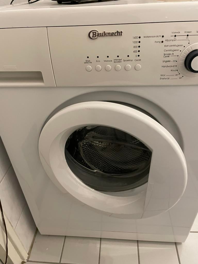 Bauknecht Wasmachine - Voorlader met diverse programma's, Ophalen, Gebruikt, Voorlader, 85 tot 90 cm