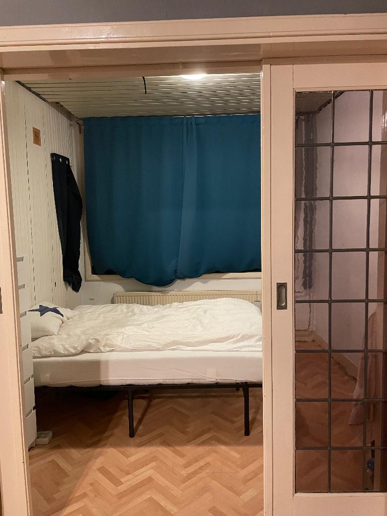 140x200 Bed, Ophalen, Wit, Tweepersoons, 140 cm