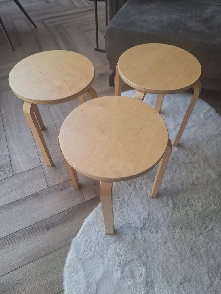 Ikea frosta krukjes, Ophalen of Verzenden, Zo goed als nieuw, Hout