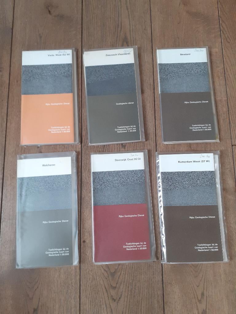 Toelichting bij de Geologische Kaart van Nederland, Ophalen of Verzenden, 1800 tot 2000, Nederland, Landkaart