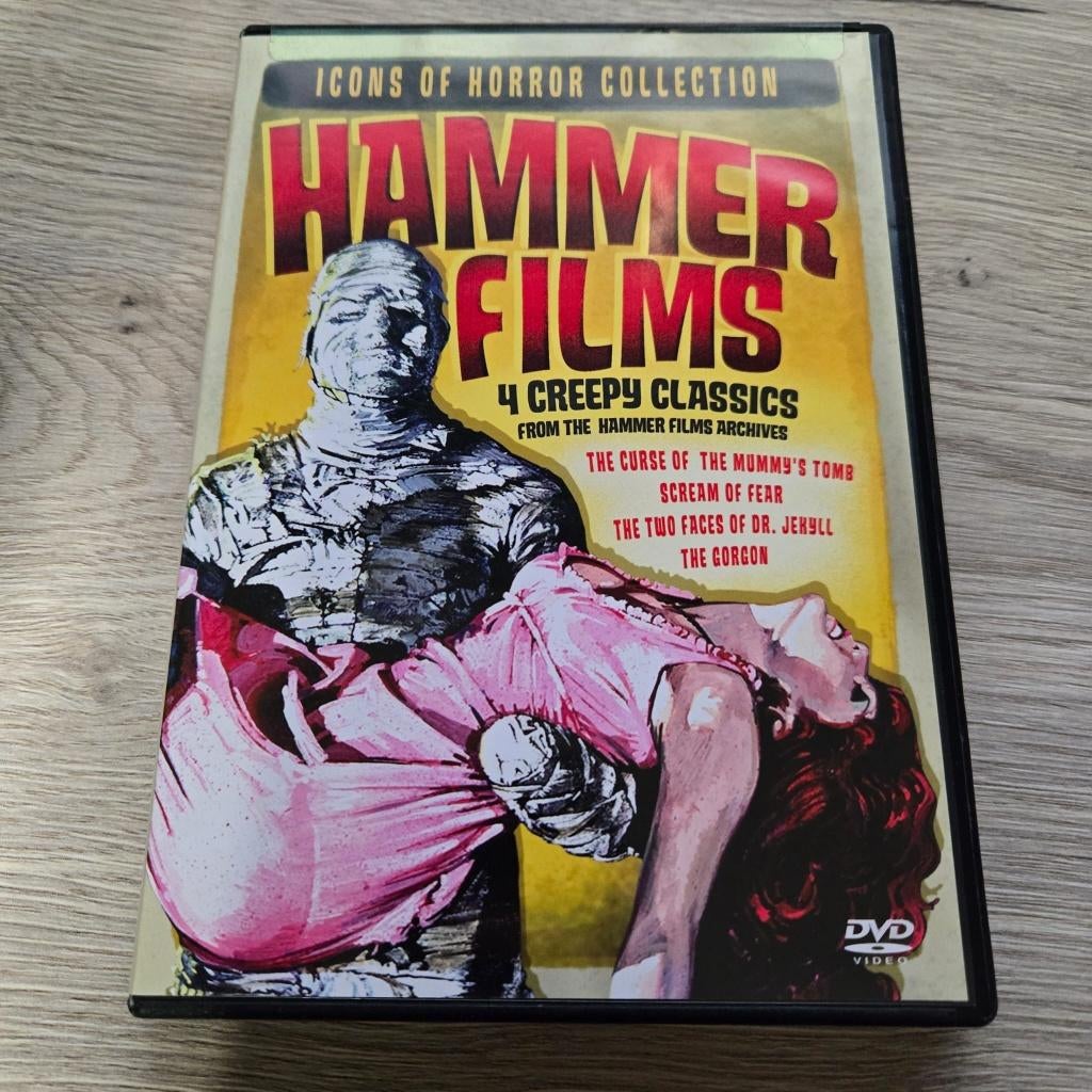 Hammer Films - 4 Creepy Classics | 4 HALEN = 3 BETALEN, Cd's en Dvd's, Dvd's | Horror, Zo goed als nieuw, Alle leeftijden, Ophalen of Verzenden