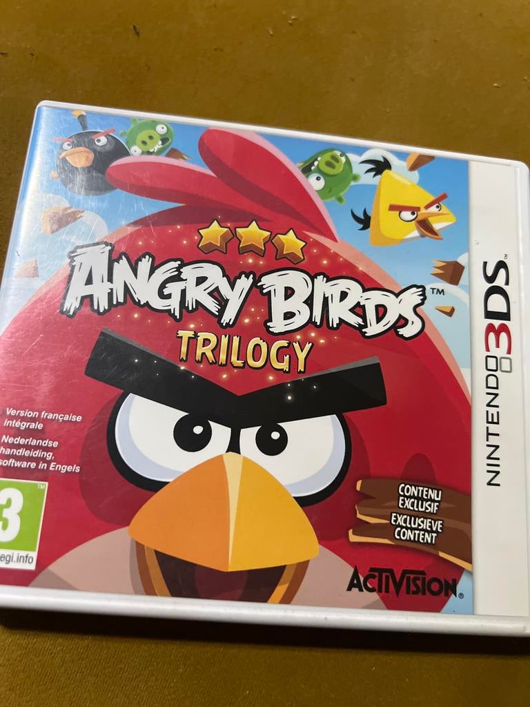 Angry Birds Trilogy Nintendo 3DS, Puzzel en Educatief, 1 speler, Ophalen of Verzenden, Zo goed als nieuw