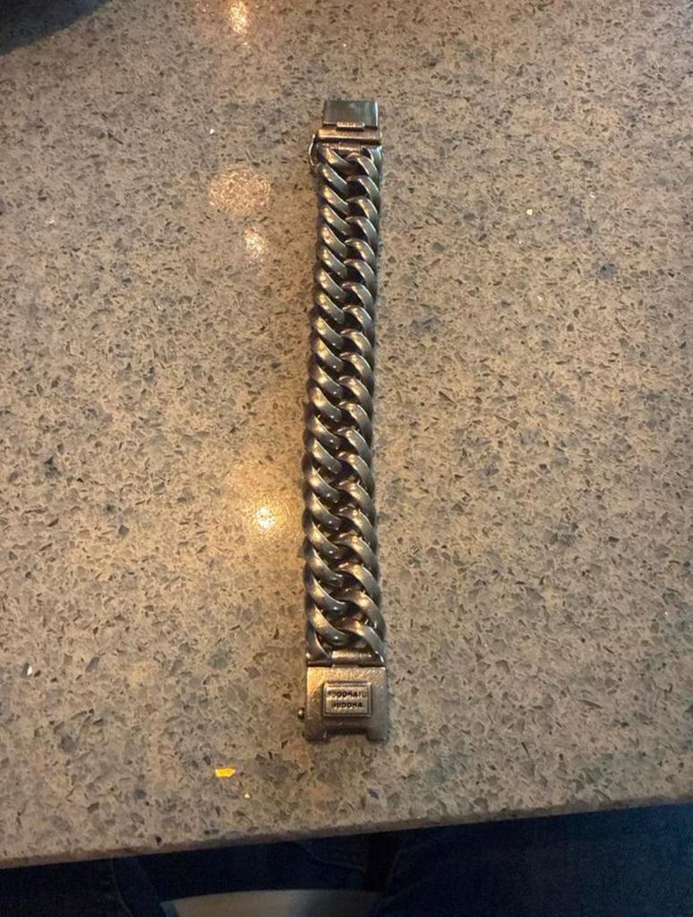 Buddha to Buddha armband 925 zilver, Ophalen of Verzenden, Gebruikt, Zilver