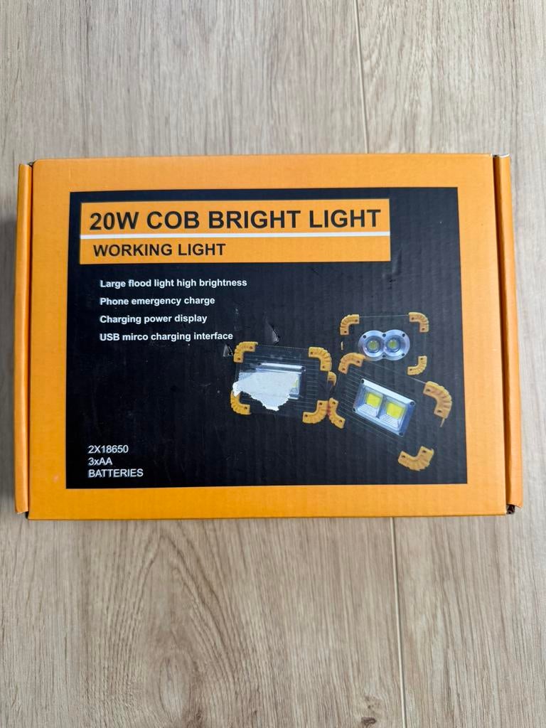 Bright light led werklamp, Ophalen of Verzenden, Nieuw