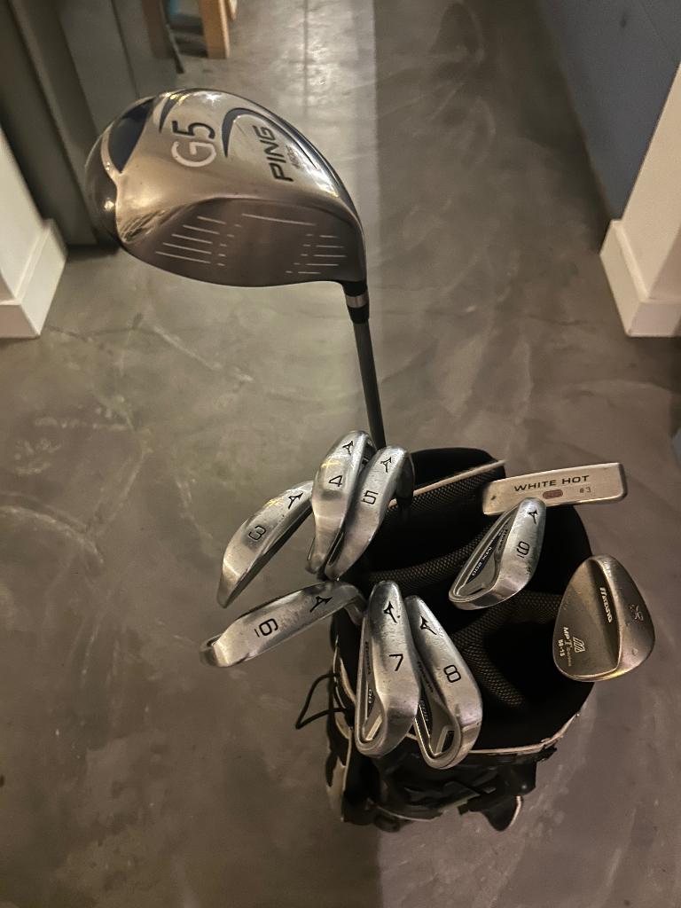 Linkshandige golfset Mizuno + Ping + Odyssey, Ophalen of Verzenden, Gebruikt, Club, Mizuno